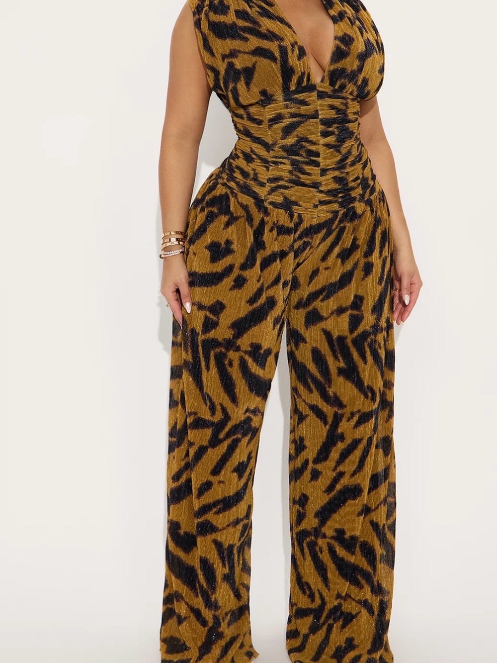Women's Animal-Print Jumpsuit
